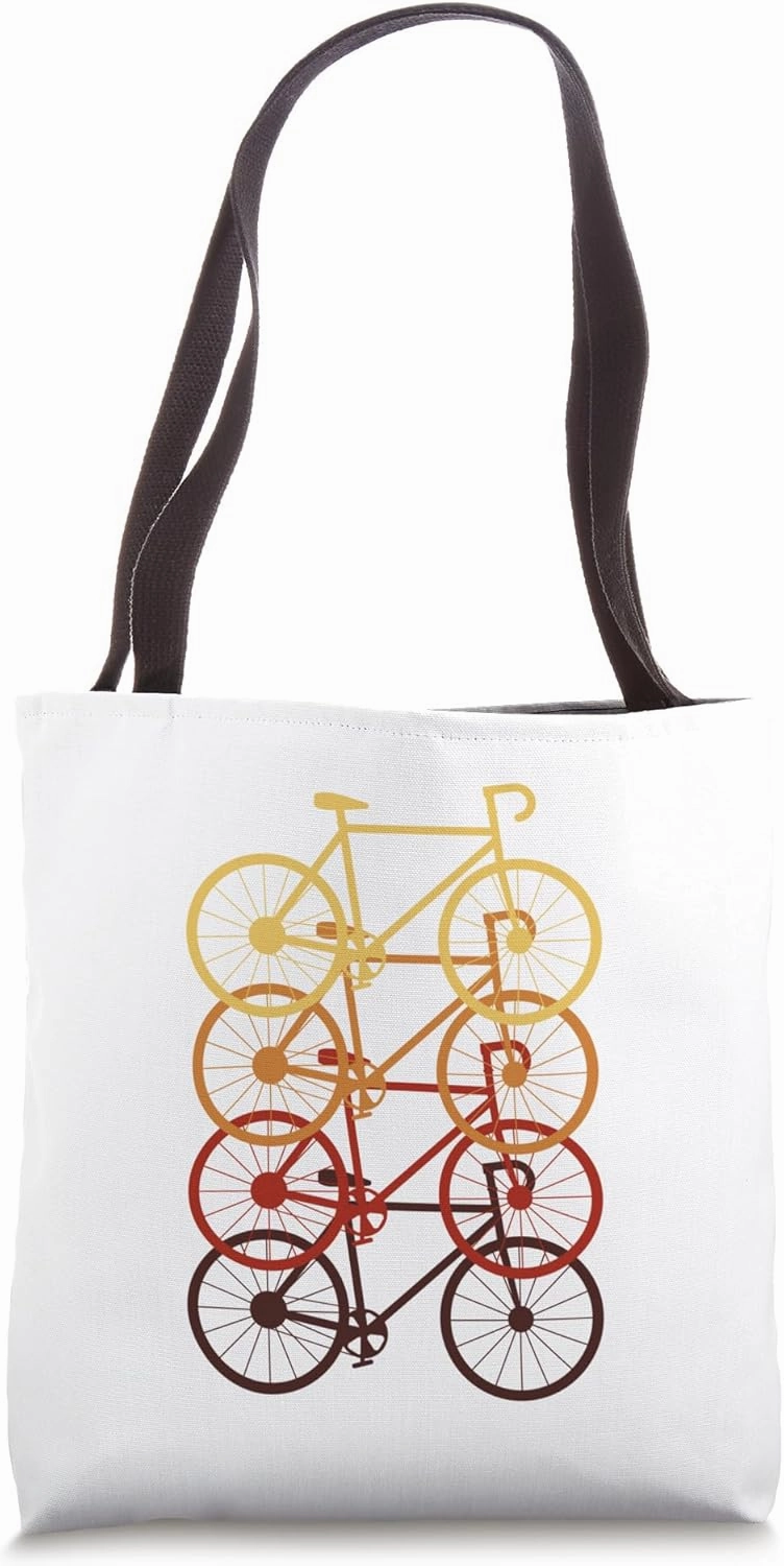 Stacked Mountain Bikes – Gradient Cycling Tote Bag