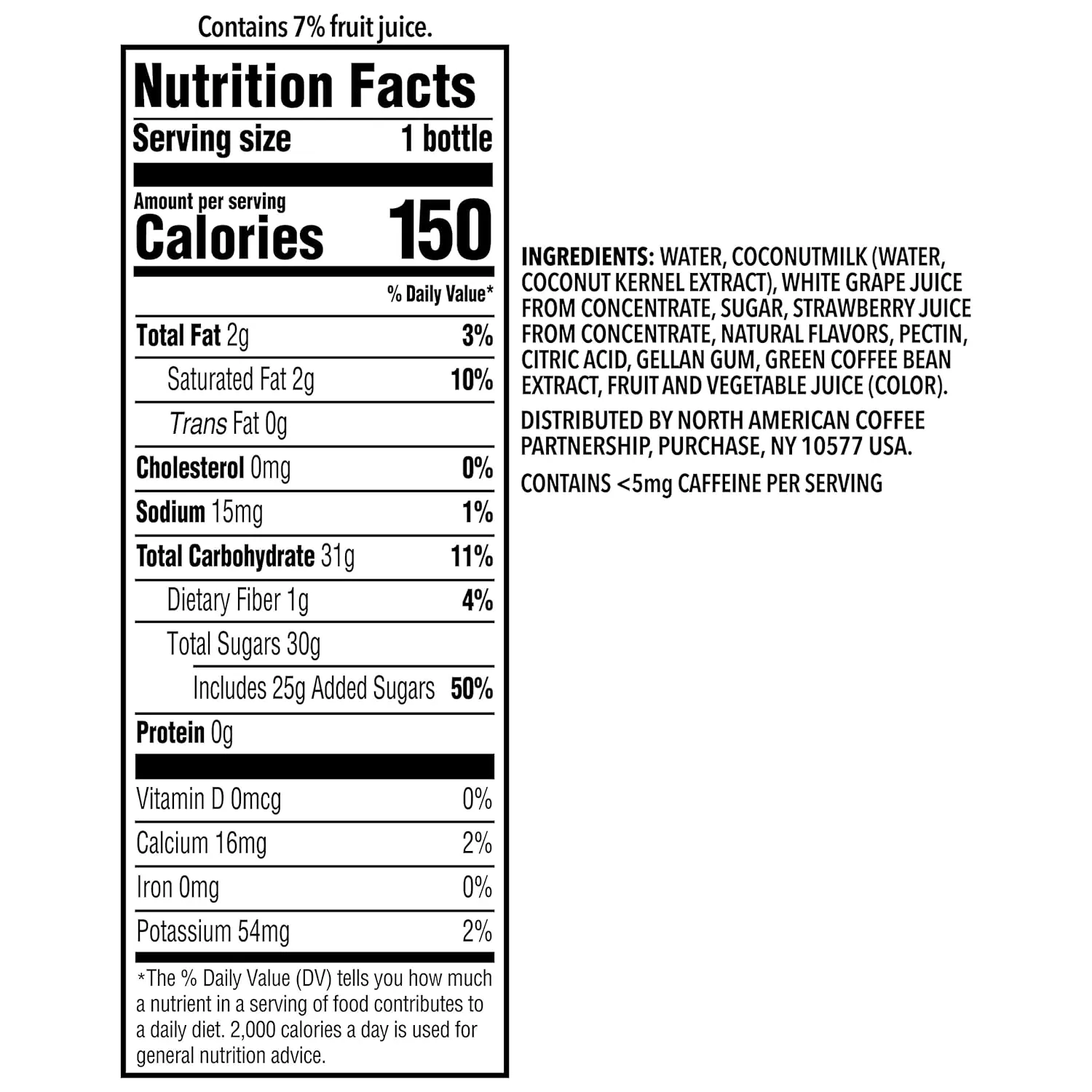 Starbucks Pink Drink, Strawberry Acai with Coconut Milk, 14oz Bottles (12 Pack)