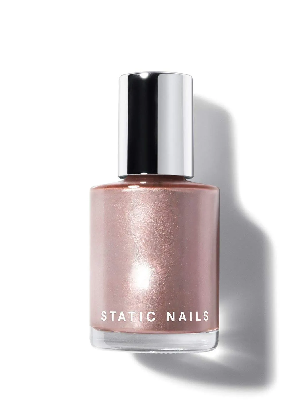 Static Nails Liquid Glass Lacquer, Longer Lasting 8  Free Treatment Nail Polish (Pinks) (Rose Gold Edit) - Quick Dry Finger Nail Polish - DIY Nail Art Salon - Gift for Women