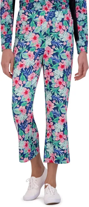 Stella Parker Women's Kick Flare Crop Capri Pants