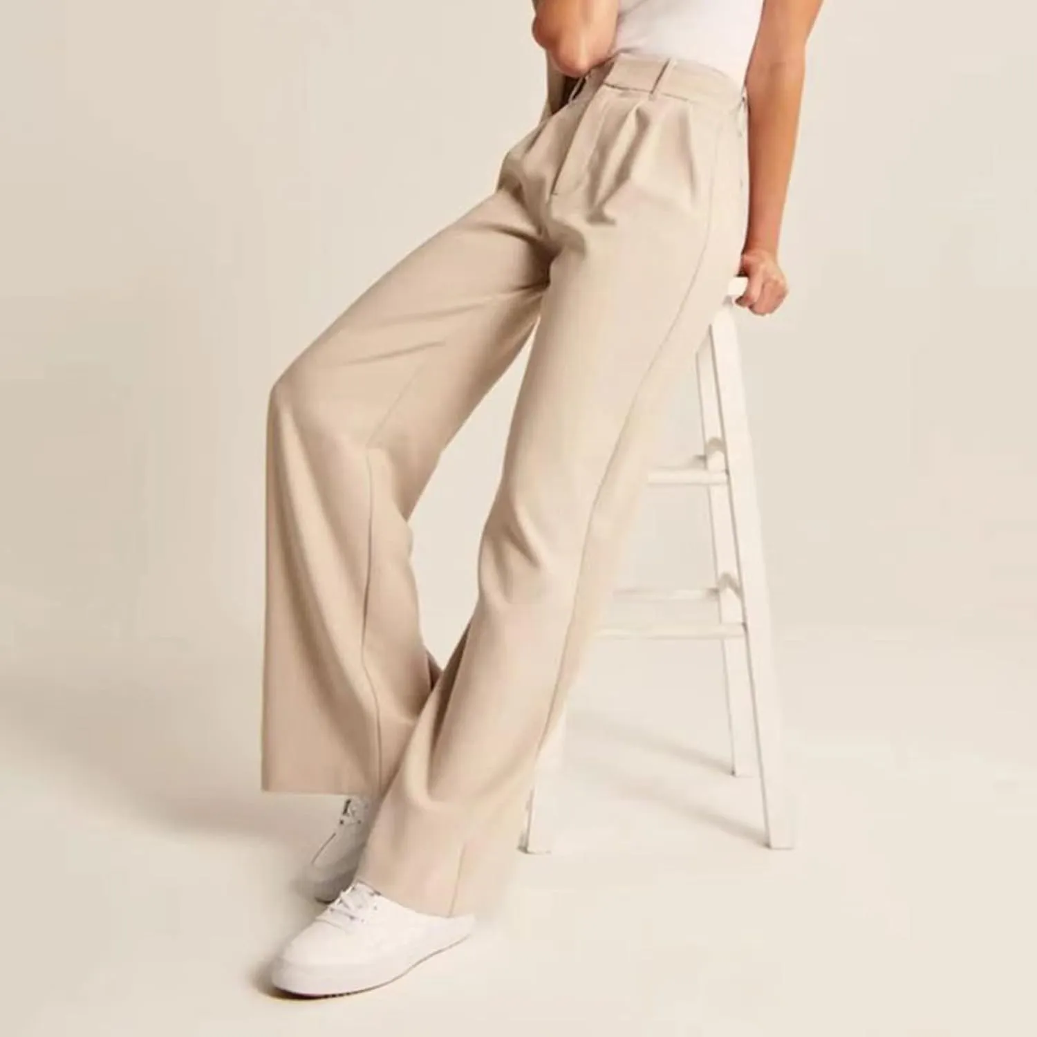 Summer Pants for Women 2024 Trendy Women Wide Leg Pants for Women Work Business Casual High Waisted Dress