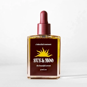Sun & Moo The Beautiful Serum, Natural Retinol Alternative, Anti-Aging Face Oil with Bakuchiol and Organic Oils