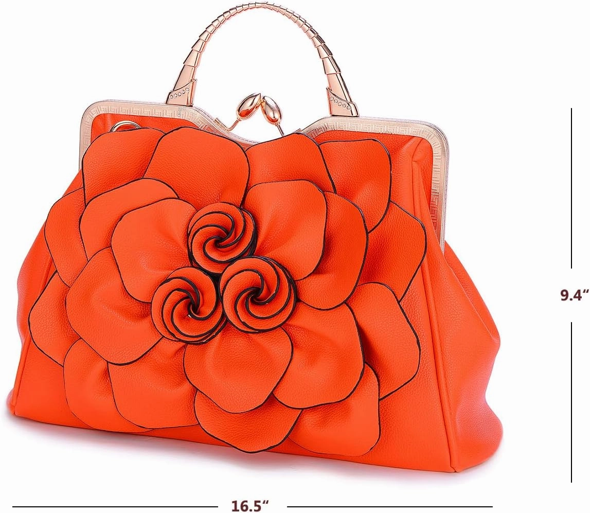 SUNROLAN Women's Evening Clutches Handbags Formal Party Wallets Wedding Purses Wristlets Ethnic Totes Satchel
