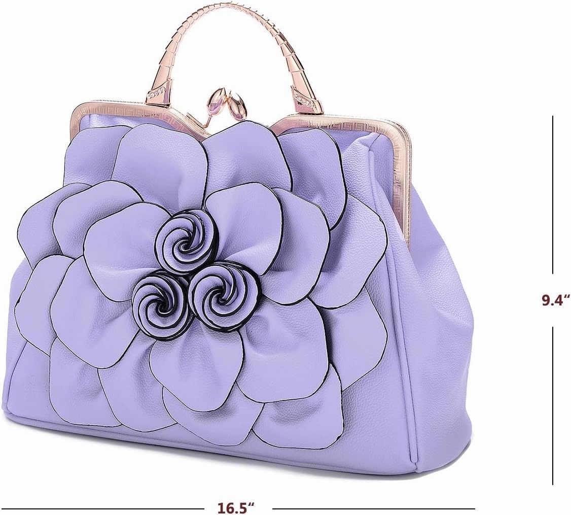 SUNROLAN Women's Evening Clutches Handbags Formal Party Wallets Wedding Purses Wristlets Ethnic Totes Satchel