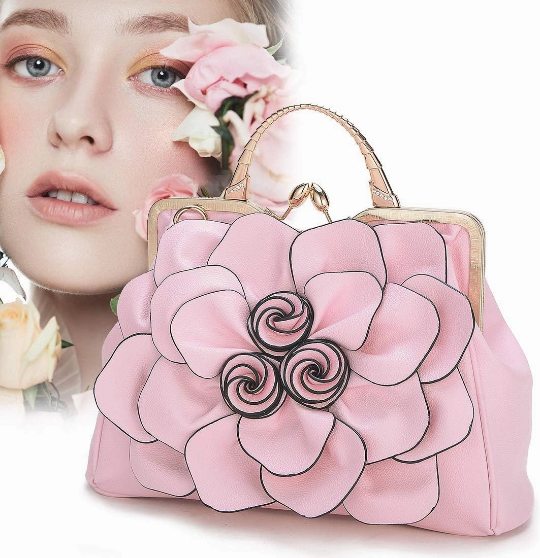 SUNROLAN Women's Evening Clutches Handbags Formal Party Wallets Wedding Purses Wristlets Ethnic Totes Satchel