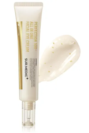 SUR.MEDIC  24K Gold Perfection All In One Cream for Face & Eye with Hyaluronic Acid, Panthenol and 24 Gold 1.18 oz