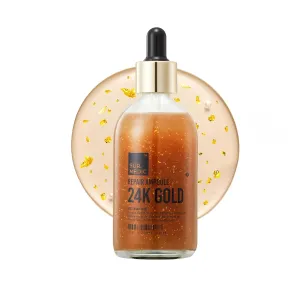SURMEDIC 24K Gold Repair Ampoule, 99.9% Pure Gold Serum for Face, Hyaluronic Acid, Collagen Nourishing Moisturizer for Firming, Uneven Skintone, Korean Skin Care 100ml / 3.38 oz