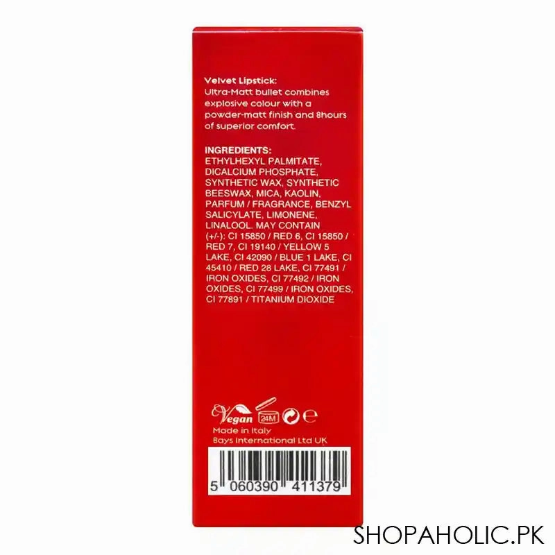 Sweet Touch London Velvet Ultra-Matt Lipstick, Bold Touch