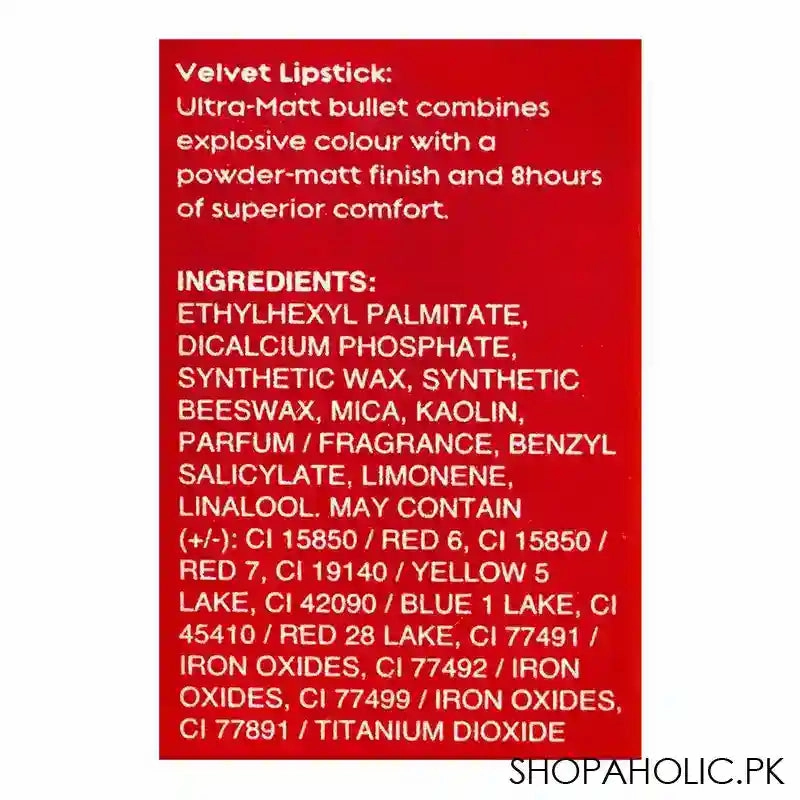 Sweet Touch London Velvet Ultra-Matt Lipstick, Bold Touch