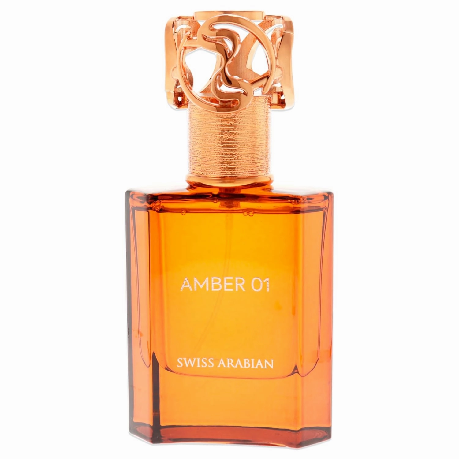 Swiss Arabian Amber 01 - Luxury Products From Dubai - Long Lasting, Addictive Personal EDP Spray Fragrance - Seductive Signature Aroma - 1.7 Oz