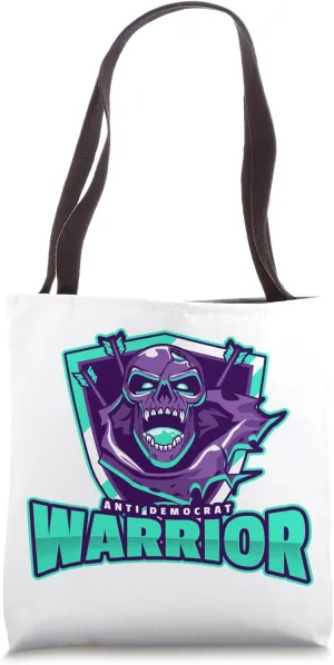 Tactical Bold Anti Democrat Tote Bag
