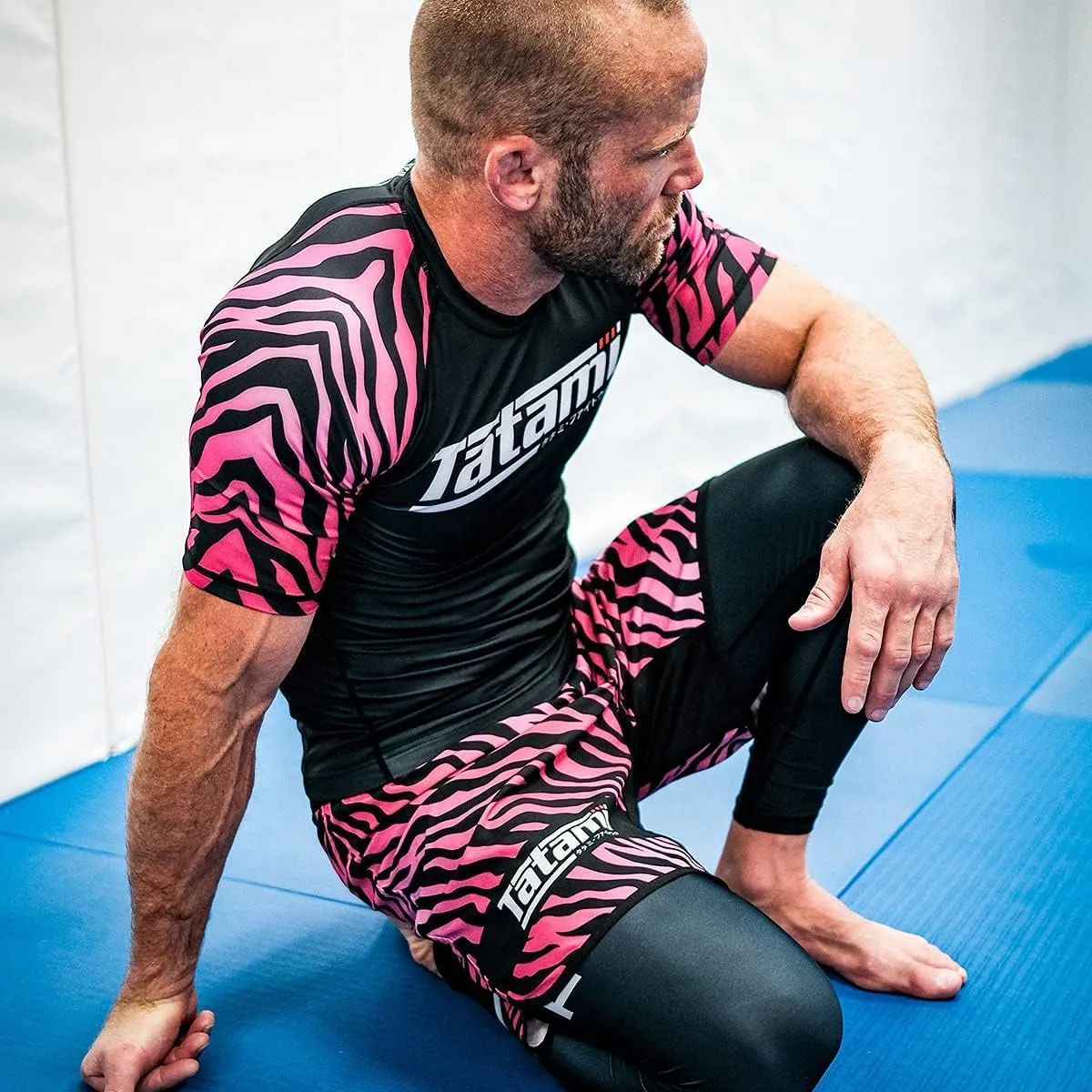 Tatami Fightwear Recharge Short Sleeve Rashguard - Pink