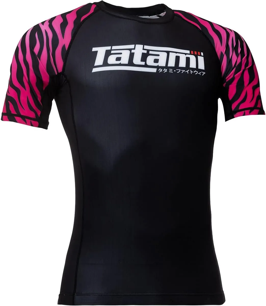 Tatami Fightwear Recharge Short Sleeve Rashguard - Pink