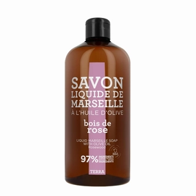 Terra Savon de Marseille Liquid Soap, Rose Wood, 33.8 Fl Oz