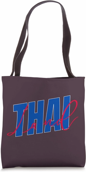 Thailand Bold Retro Travel Design Vacation for Thai Lovers Tote Bag