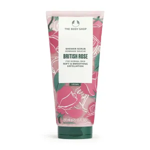 The Body Shop British Rose Shower Scrub - Soft & Smooth Exfoliation For Normal Skin - Vegan - 6.75 Fl Oz