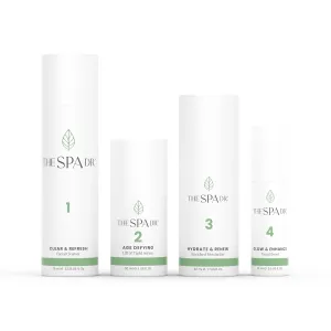 The Spa Dr. 4-Step Skin Care Kit - 30 Day Supply Self Care Kit - Anti Agin Facial Kit - Organic Skin Care - Perfectly pH Balanced
