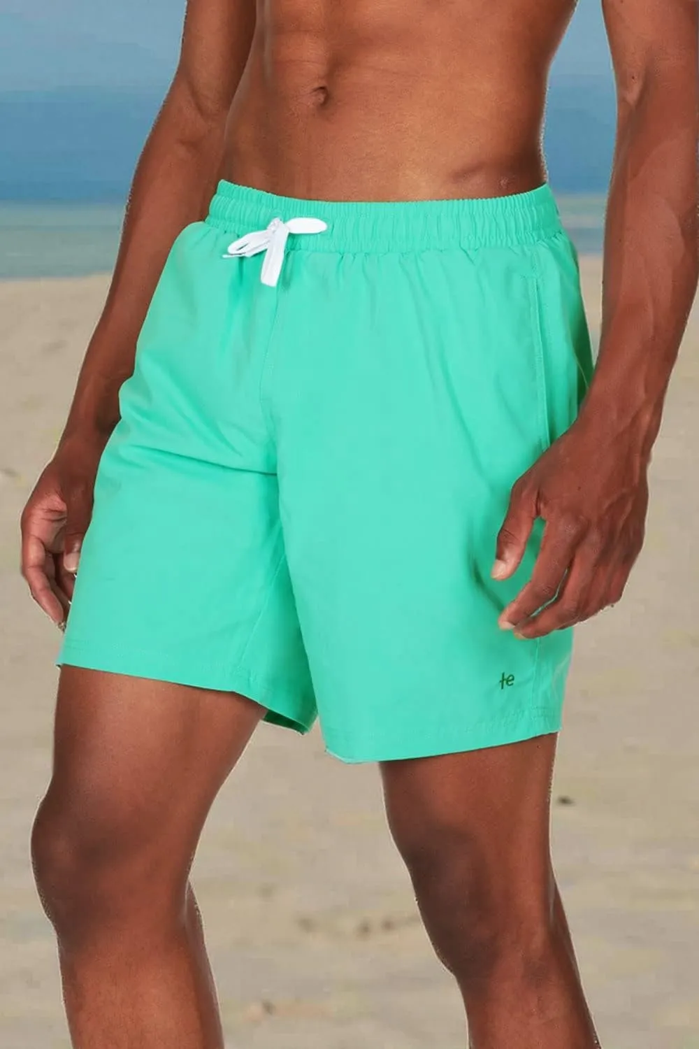 Tipsy Elves Men's Color Changing Swim Trunks - 7 Inch Inseam Bold Colorful Swimming Trunks for Men