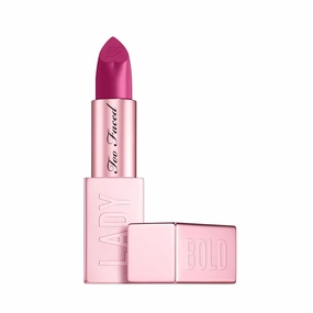 Too Faced Lady Bold Cream Lipstick | Lightweight, Vegan   Cruelty Free, 0.17 oz.