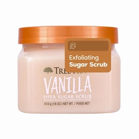 Tr-ee Hut Vanilla Shea Sugar Exfoliating & Hydrating Body Scrub, 18 oz, Removes Dull and Dry skin To Reveal Glowing