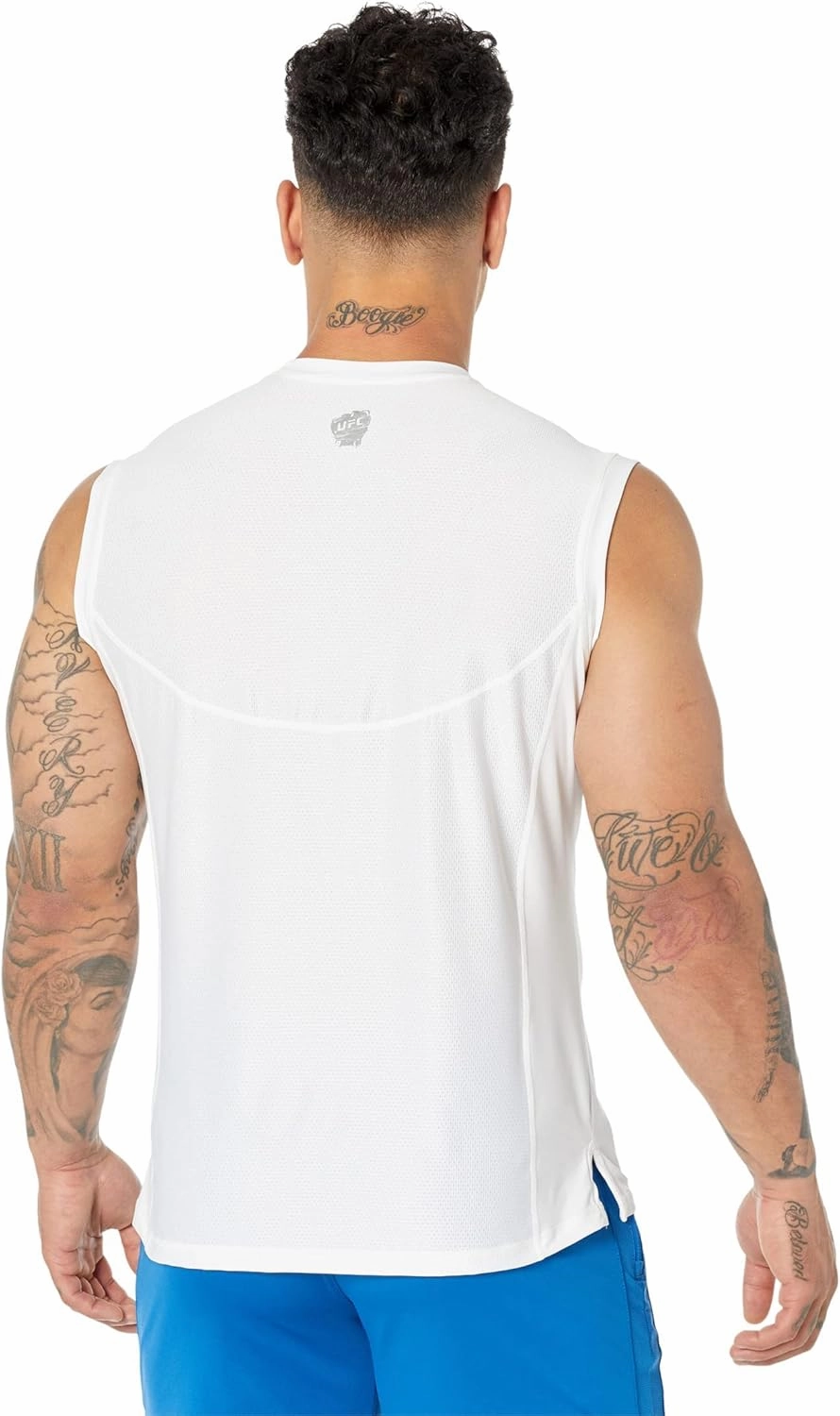 UFC Sleeveless Crew Neck Tank Top for Men – Blended Cotton – Short Sleeves – Regular Fit – Graphic Printed