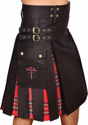 UFS Kilts – Hybrid Utility Kilt for Men in Cotton & Tartan, Sizes 30''-66''