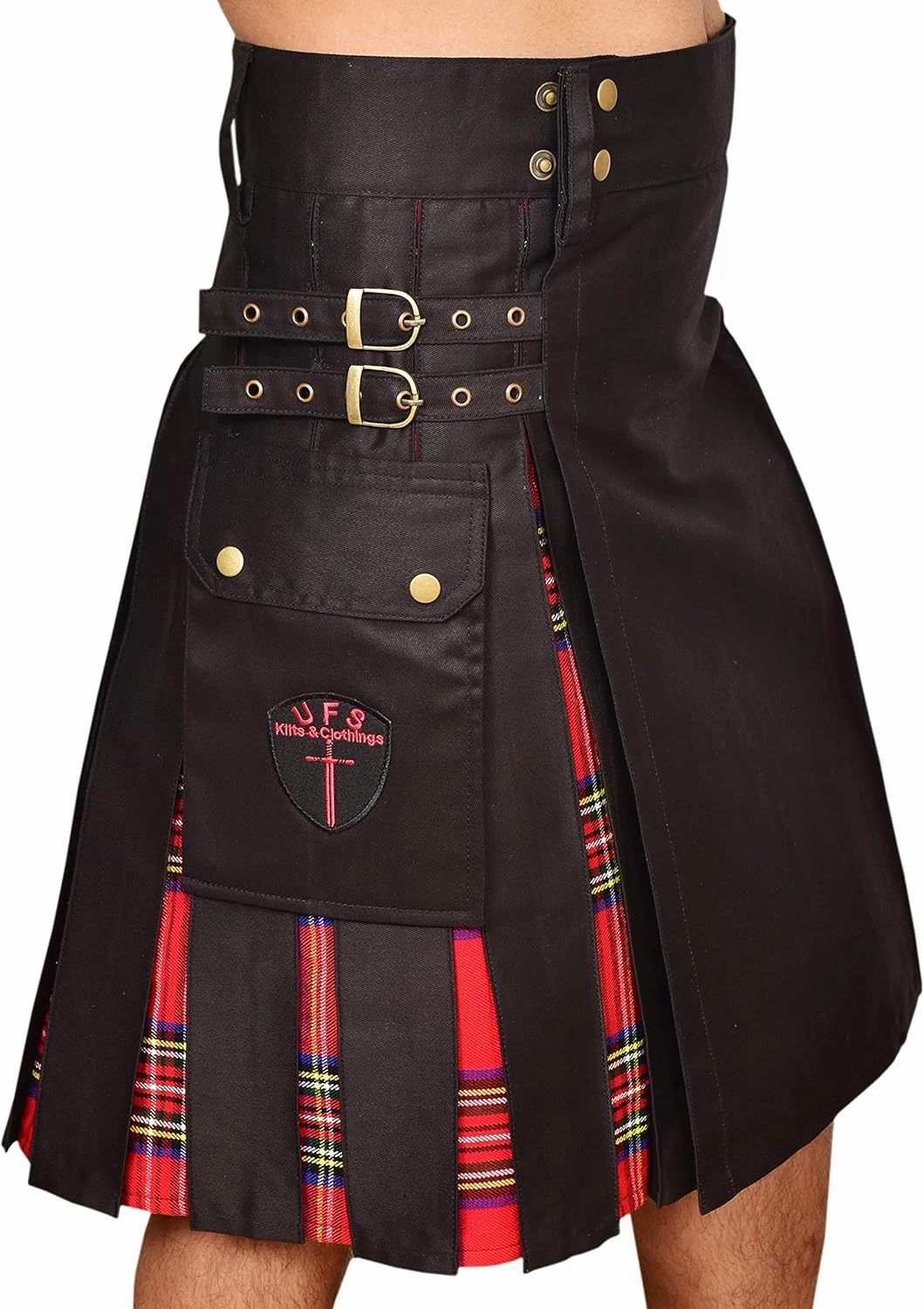 UFS Kilts – Hybrid Utility Kilt for Men in Cotton & Tartan, Sizes 30''-66''