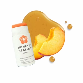 Ultra-Hydrating Tinted Formula Made with Manuka Honey 15  UMF, Coconut Oil, Beeswax | 12  Hour Moisture, Zero Waste Recyclable Tube | Lip Moisturizer & Color in One 0.25 oz / 7 gr (Soft Peach)