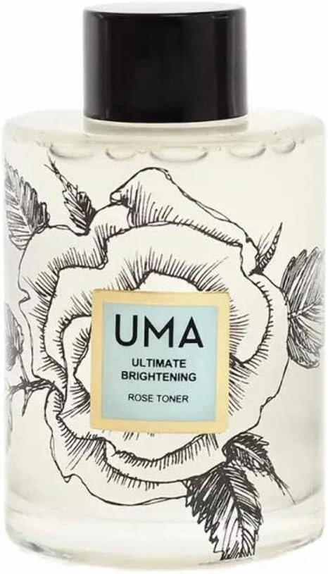 UMA Ultimate Brightening Rose Toner | Deeply Hydrating & rejuvenating | for Deep Cleanse & Intense Detox | 100% Organic, Vegan, Paraben-Free & Ayurvedic