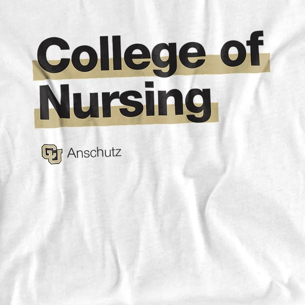 University of Colorado Anschutz Medical Campus College of Nursing Bold Unisex Adult T Shirt