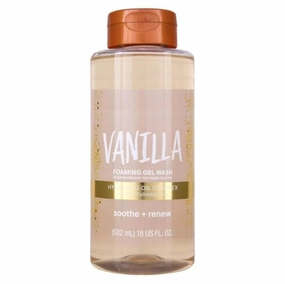 Vanilla Foaming Gel Body Wash, Soothing Foaming Gel For men & Women, 18 fl oz (Pack of 1)