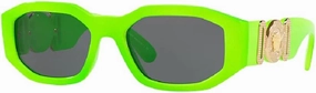 Versace VE4361 Rectangular Sunglasses For Men For Women   BUNDLE with Designer iWear Eyewear Kit