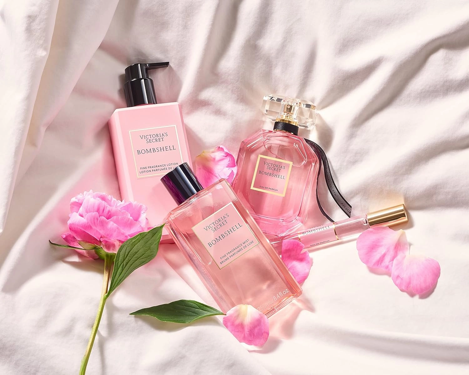 Victoria's Secret Bombshell Eau de Parfum Rollerball, Notes of Purple Passion Fruit, Shangri-La Peony & Vanilla Orchid, Travel Size Mini Perfumes for Women (0.23 oz)