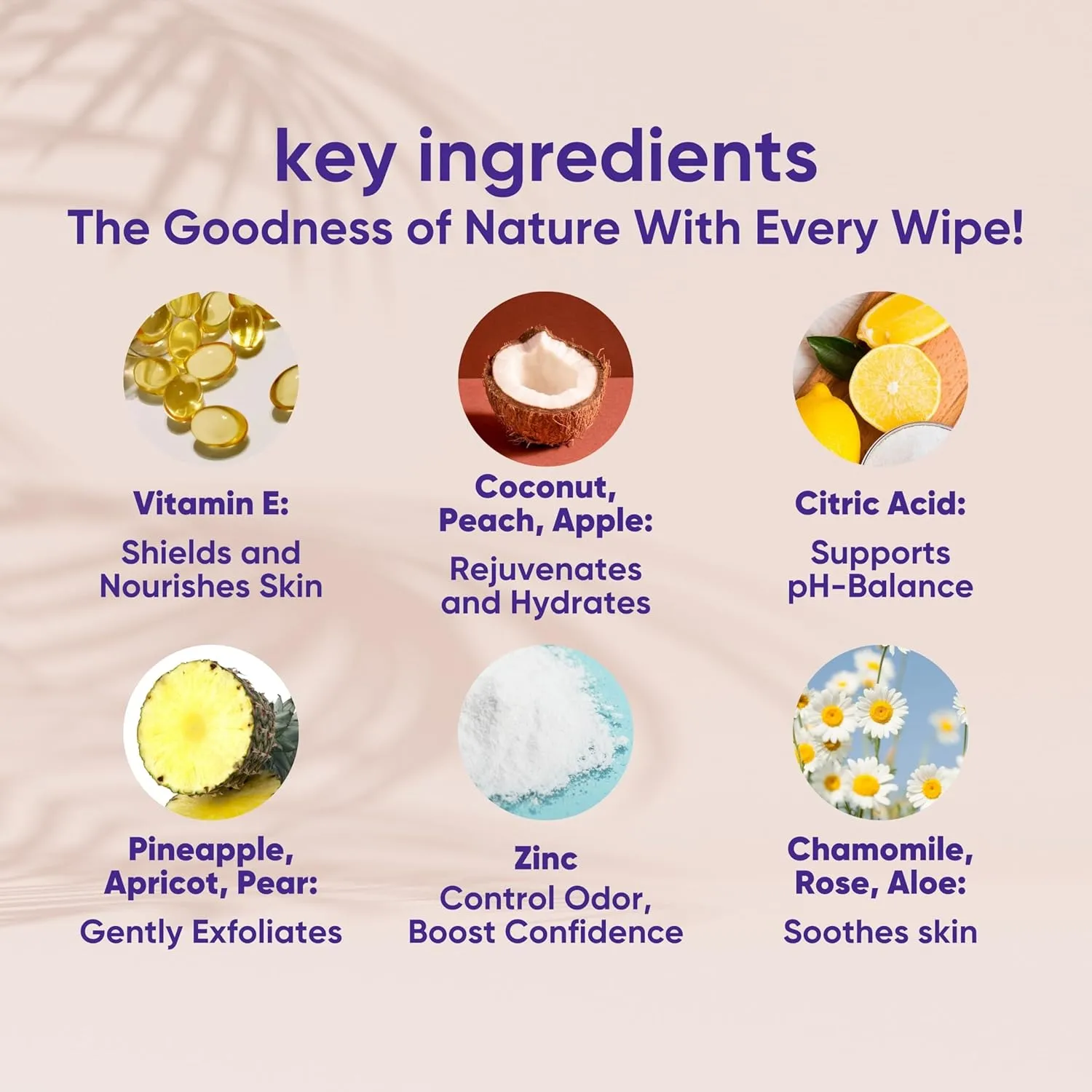 Violet Vibes Flushable Wipes for Women - Coconut Rose, 400 Count, Plant Based, Gentle on Sensitive Skin