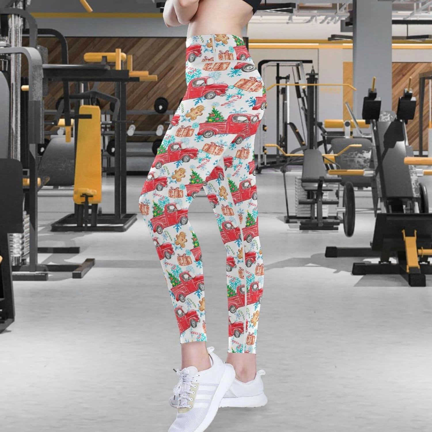 visesunny Women's High Waisted Yoga Capris with Pockets Tummy Control Non See Through Workout Athletic Running Capri Leggings