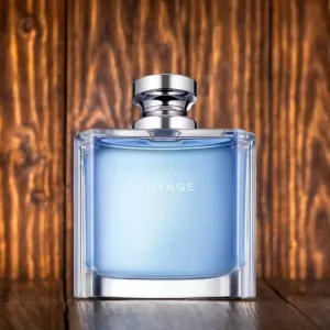 Voyage Eau De Toilette for Men - Fresh, Romantic, Fruity Scent Woody, Aquatic Notes of Apple, Water Lotus, Cedarwood, and Musk Ideal Day Wear 3.4 Fl Oz