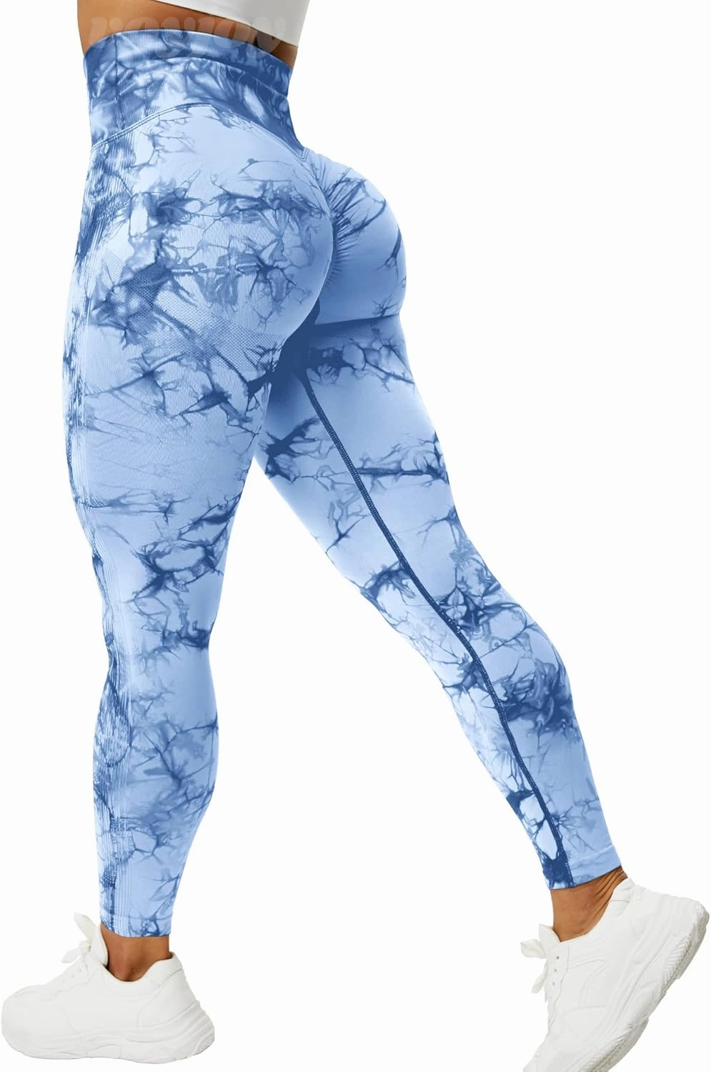 VOYJOY Seamless Leggings for Women High Waist Yoga Pants Scrunch Butt Lifting Elastic Tights