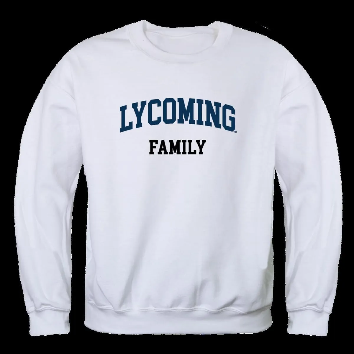 W Republic Lycoming Warriors Family Crewneck Pullover Sweatshirt Sweater - White, Small