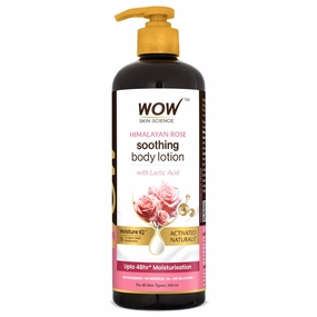 W.O.W. Himalayan Rose Body Lotion, Light Hydration, Rose Water and Beetroot Extract, 13.5 fl oz