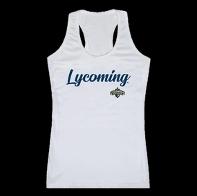 W Republic 557-740-WHT-01 Lycoming College Warriors Script Tank Top White - Small