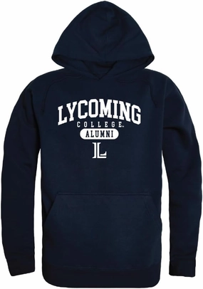 W Republic Lycoming Warriors Alumni Hoodie Sweatshirts - Navy, Large