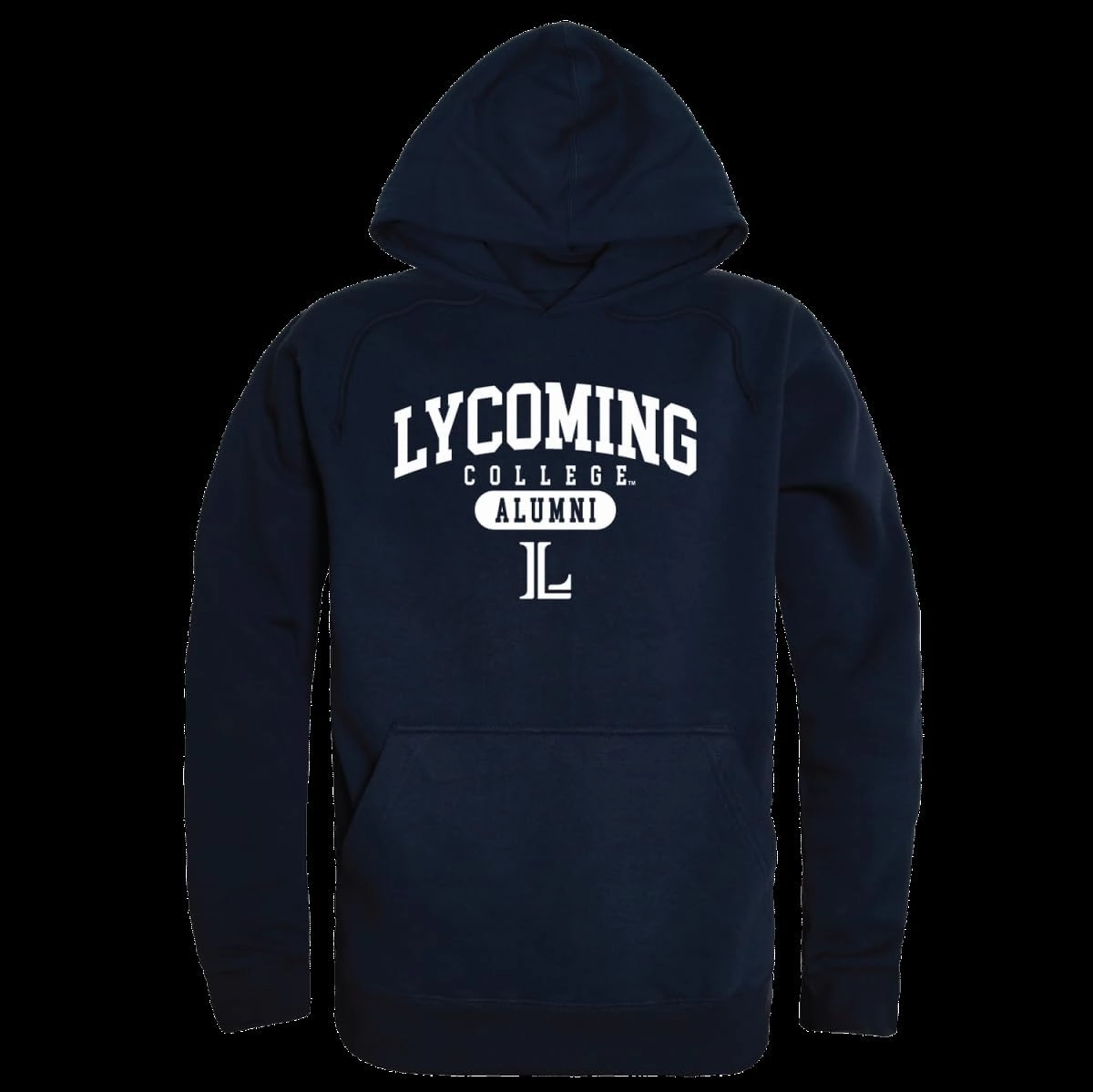 W Republic Lycoming Warriors Alumni Hoodie Sweatshirts - Navy, Small