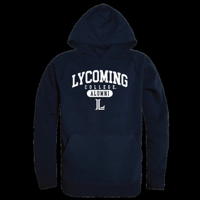 W Republic Lycoming Warriors Alumni Hoodie Sweatshirts - Navy, Small