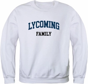 W Republic Lycoming Warriors Family Crewneck Pullover Sweatshirt Sweater - White, Medium