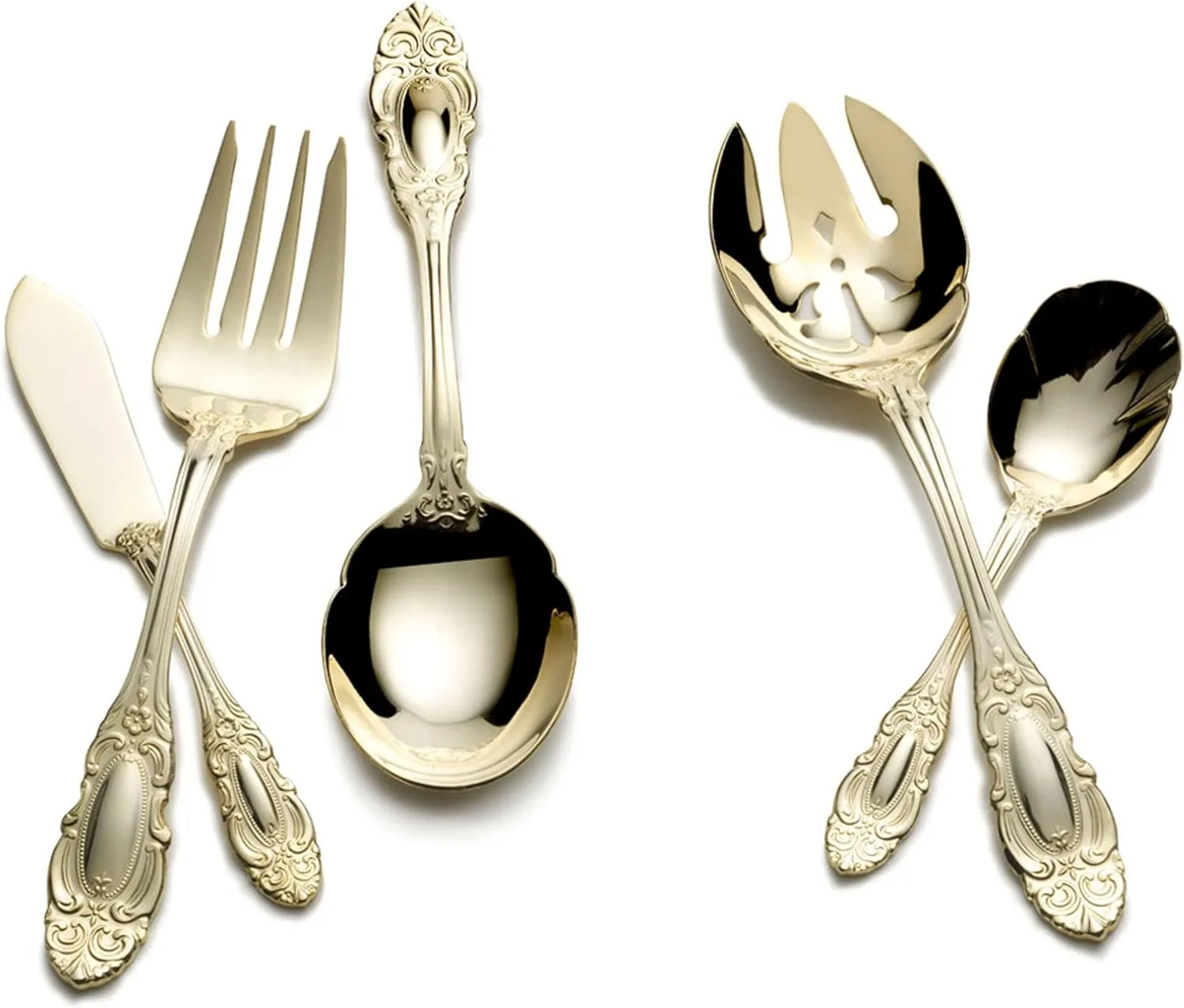 Wallace 5057902 Gold Plate Duchess Set