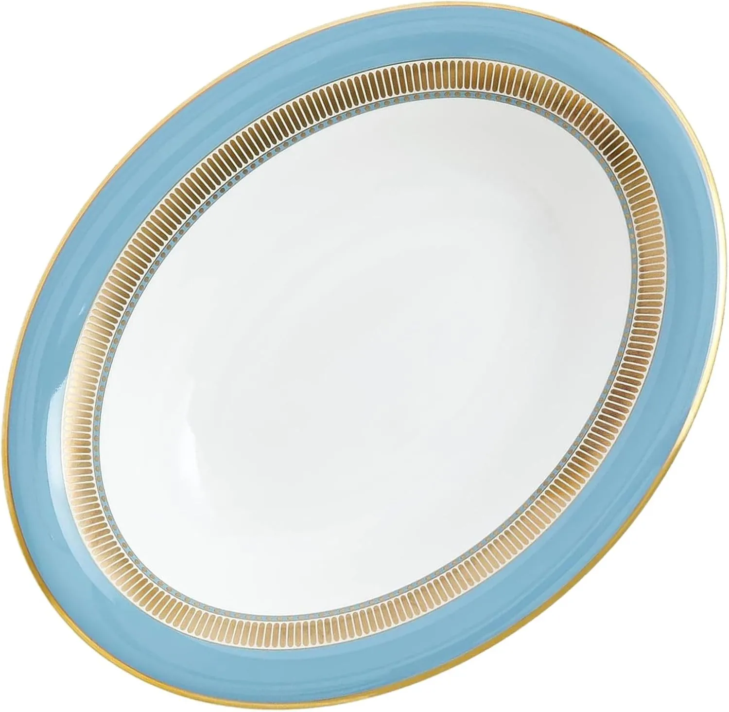 Wedgwood Helia Open Oval Dish, 9.8", Mint Green