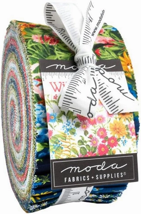 Wildflowers 2024 Jelly Roll 40 2.5-inch Strips Moda Fabrics 33770JR