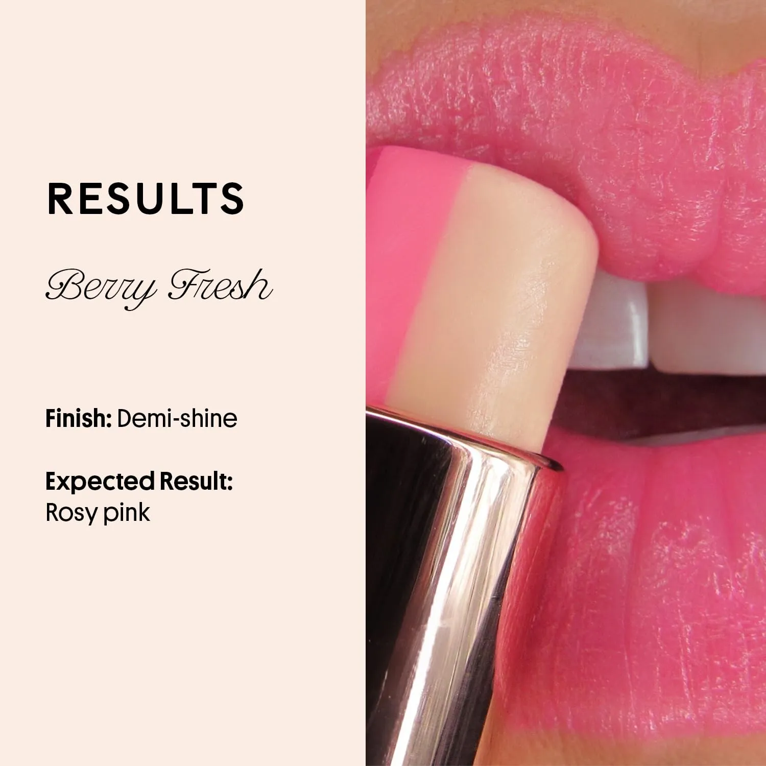 Winky Lux Strawberry Rose Lip Balm for Soft & Juicy Sweet Lips - Tri-Colored Tinted,Hydrating,Vegan & Cruelty-Free