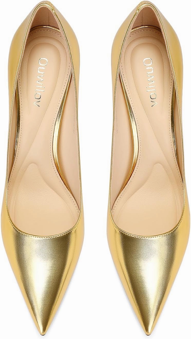 Women's High Heel Pumps Elegant Stiletto Heels with Cushioned Insole for Party and Office Comfortable Slip-On Design Ideal for Formal and Casual Occasions