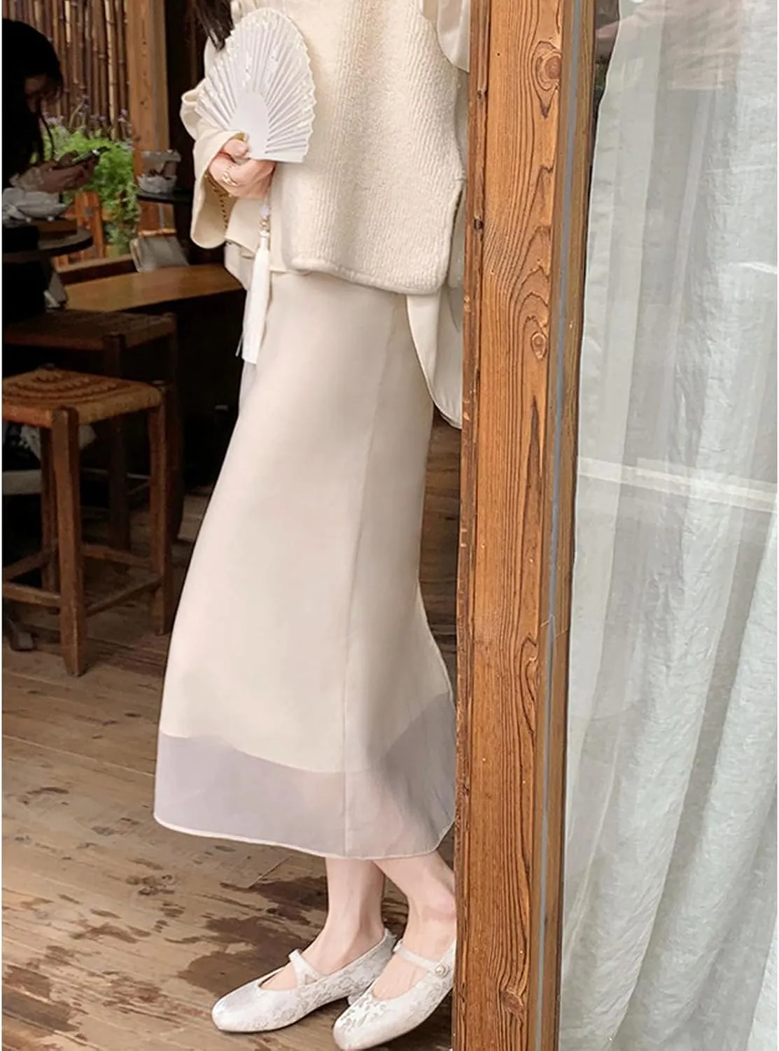 Women's Fashion Prints Mary Jane Chunky Heel,Comfortable Square Head Casual Work Office Dress Shoes